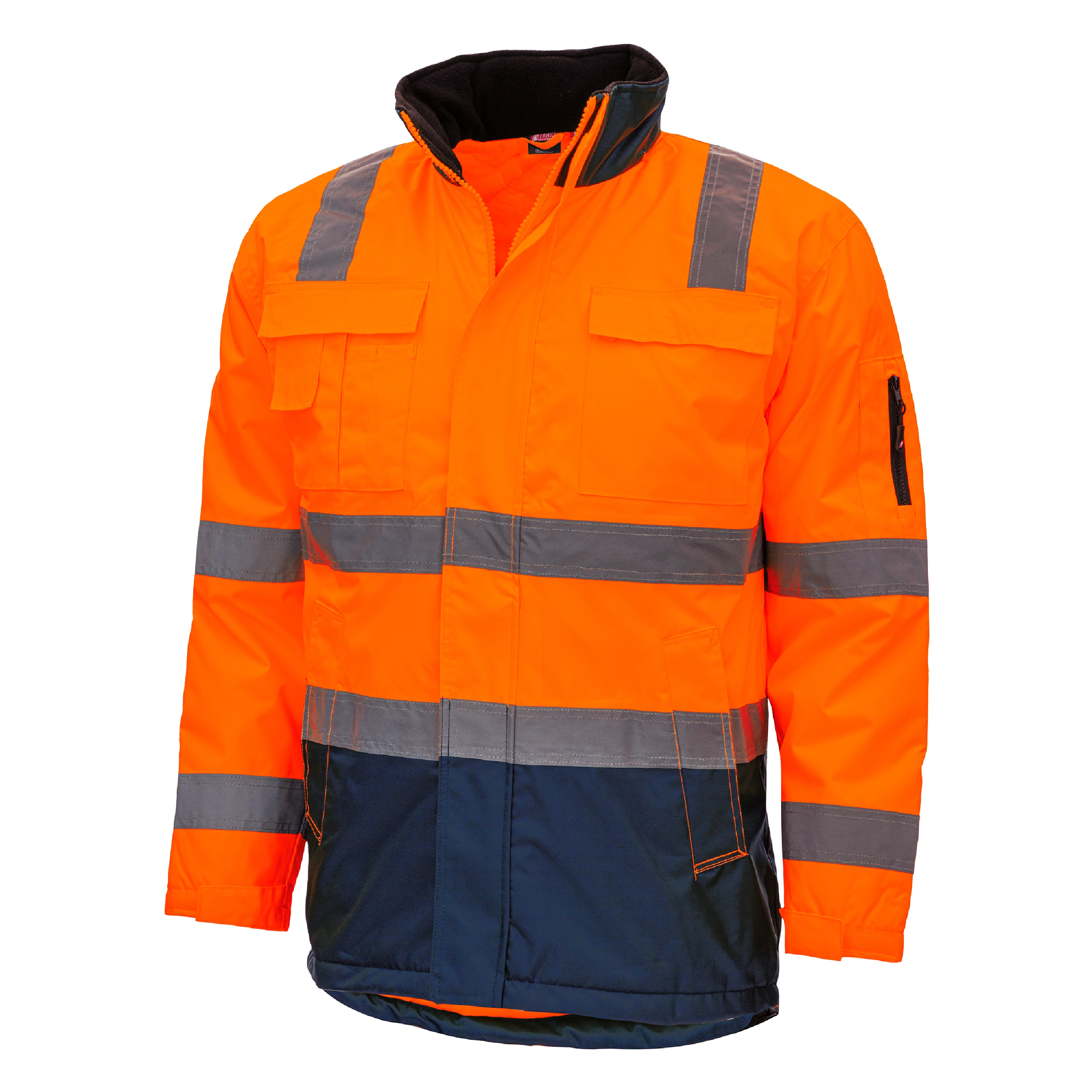 7144_4121_001 Nitras Motion Tex Viz 7144 (ex: Nighthawk P) warning parka light orange-blue