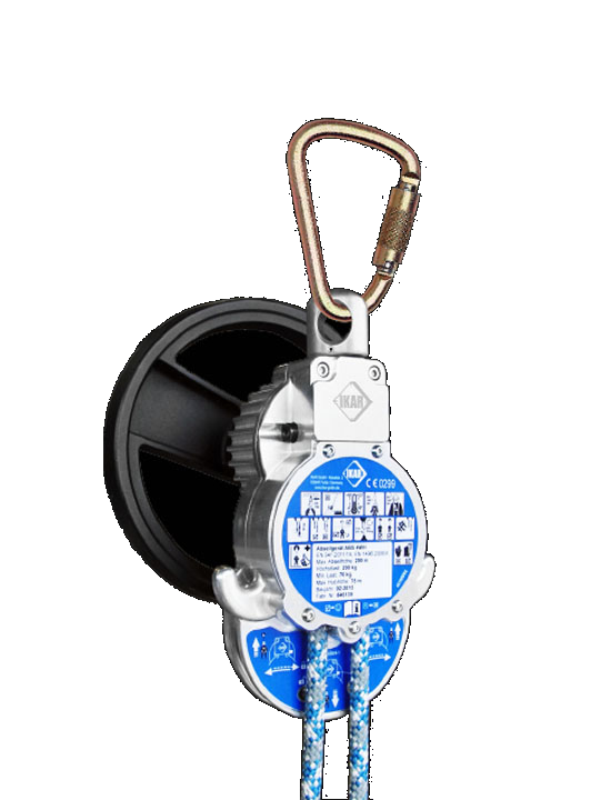 mas-56003-20EPq0aXyw4rRvC M.A.S Abseil + Rettungsgerät-Set Bison HUB mit Drehwirbelaufhängung