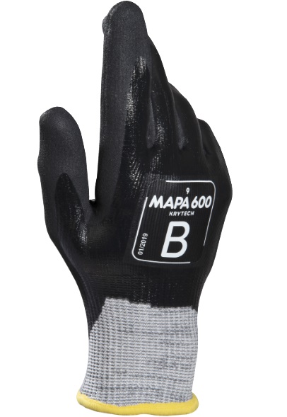Mapa KryTech 600 Nitril-Schnittschutzhandschuhe Level B