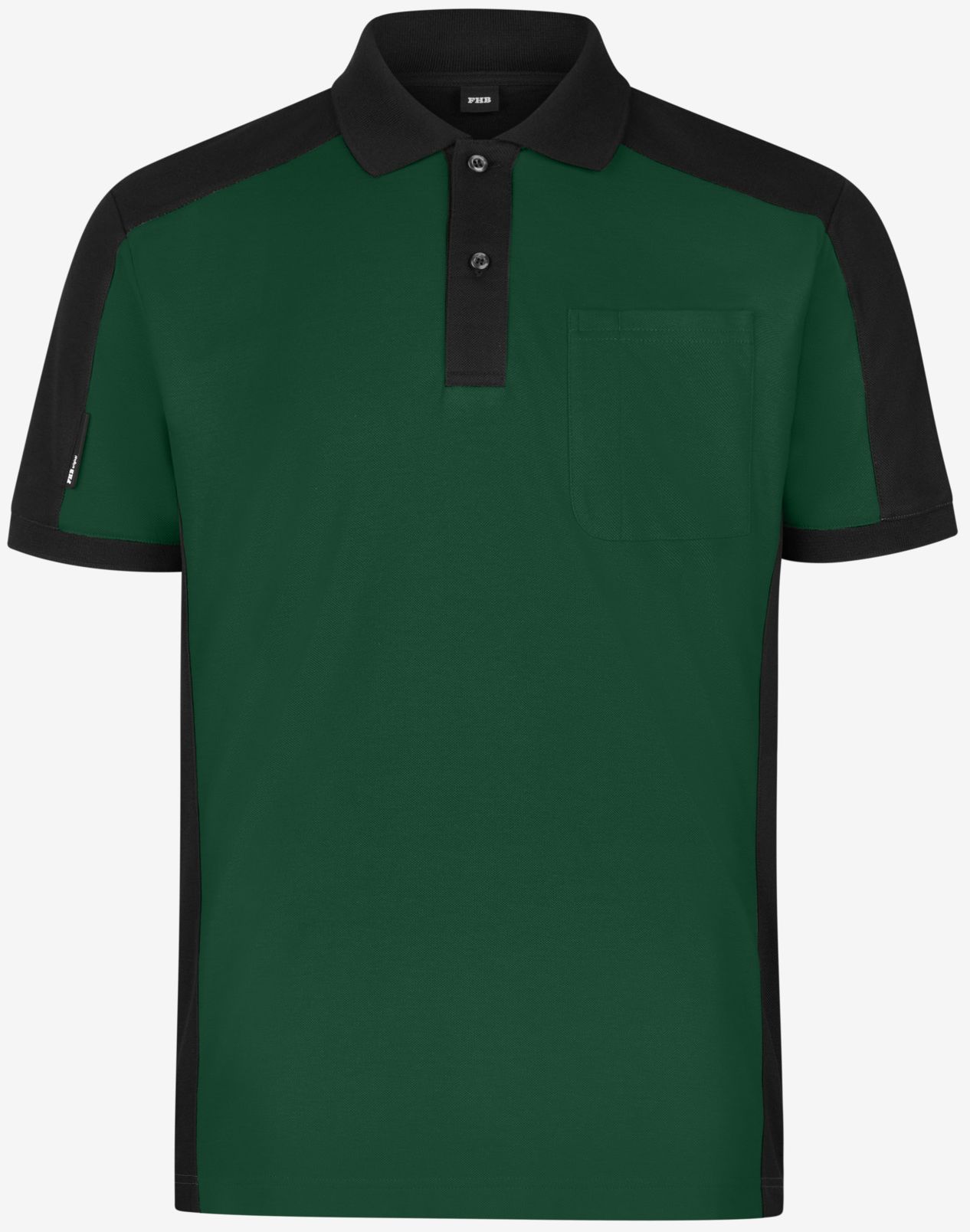 FHB 91490 KONRAD Poloshirt zweifarbig für Arbeit und Freizeit