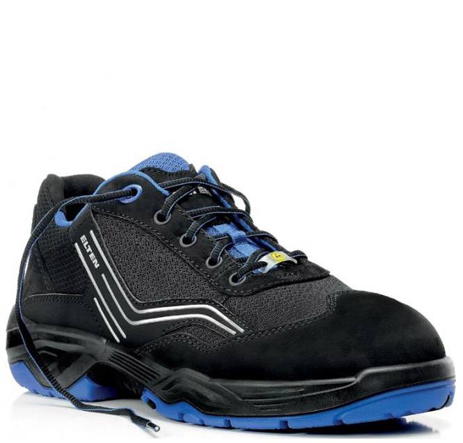 Elten Ambition Blue Low 72733 Halbschuhe ESD S1 schwarz/blau