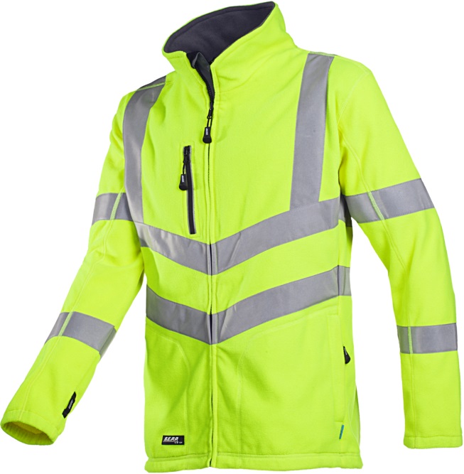 Sioen Mowett 712ZA2T01 warning protection fleece jacket