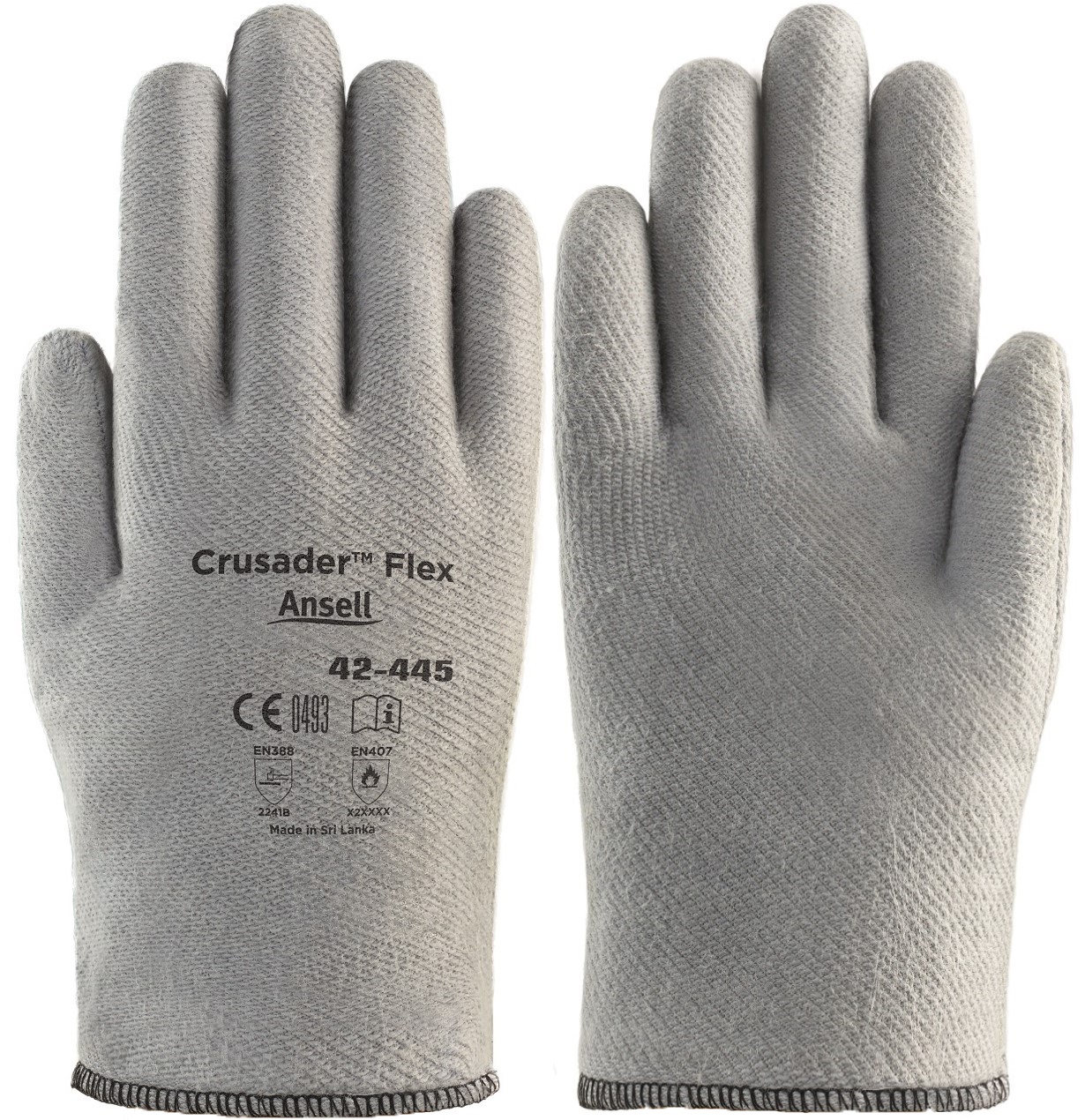 Crusader_Flex_42-445_EMEA_front_whiteu8Sb7dPoeqNVi Ansell ActivArmr Flex 42-445 Nitril-Schnittschutzhandschuhe Level B