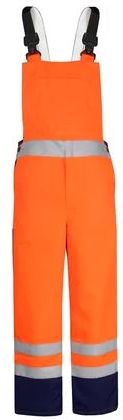 HB HI-VISION BASIC Warn-Wetterschutz Latzhose Reflex 01158 5M006 000