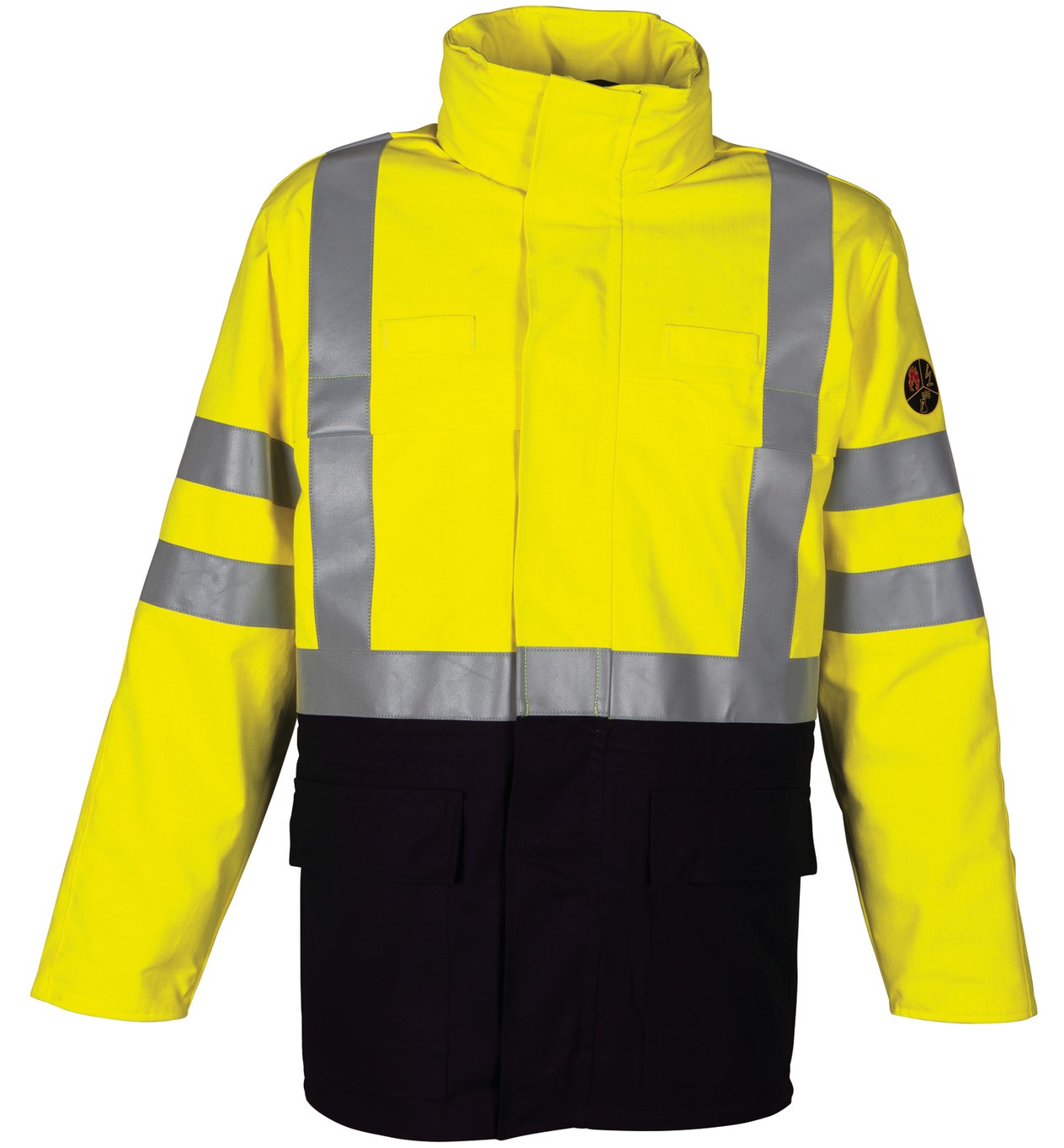 40001bHY1sxL77ToJ4 Havep Multi Protector 40001 Multinorm-Parka leuchtgelb-marine