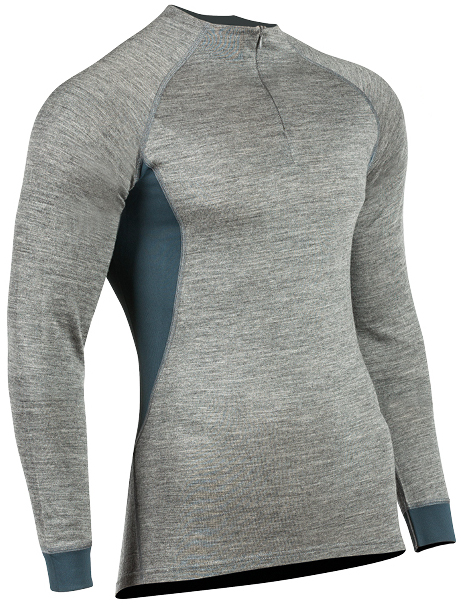 U-Waesche-Merino-Breeze2 PSS X-treme Merino Funktionsshirt Langarm grau