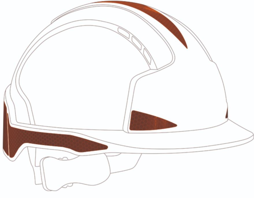 ahv390-000-800 JSP AHV390 CR2 Reflektionskit  Aufkleber für EVOLite