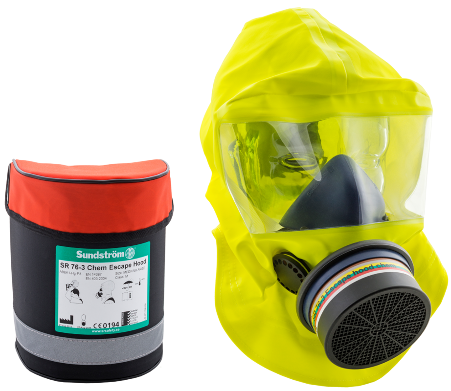 Sundström Fluchthaube H15-0412 SR 76-3 ABEK1-HG-P3 S/M mobil