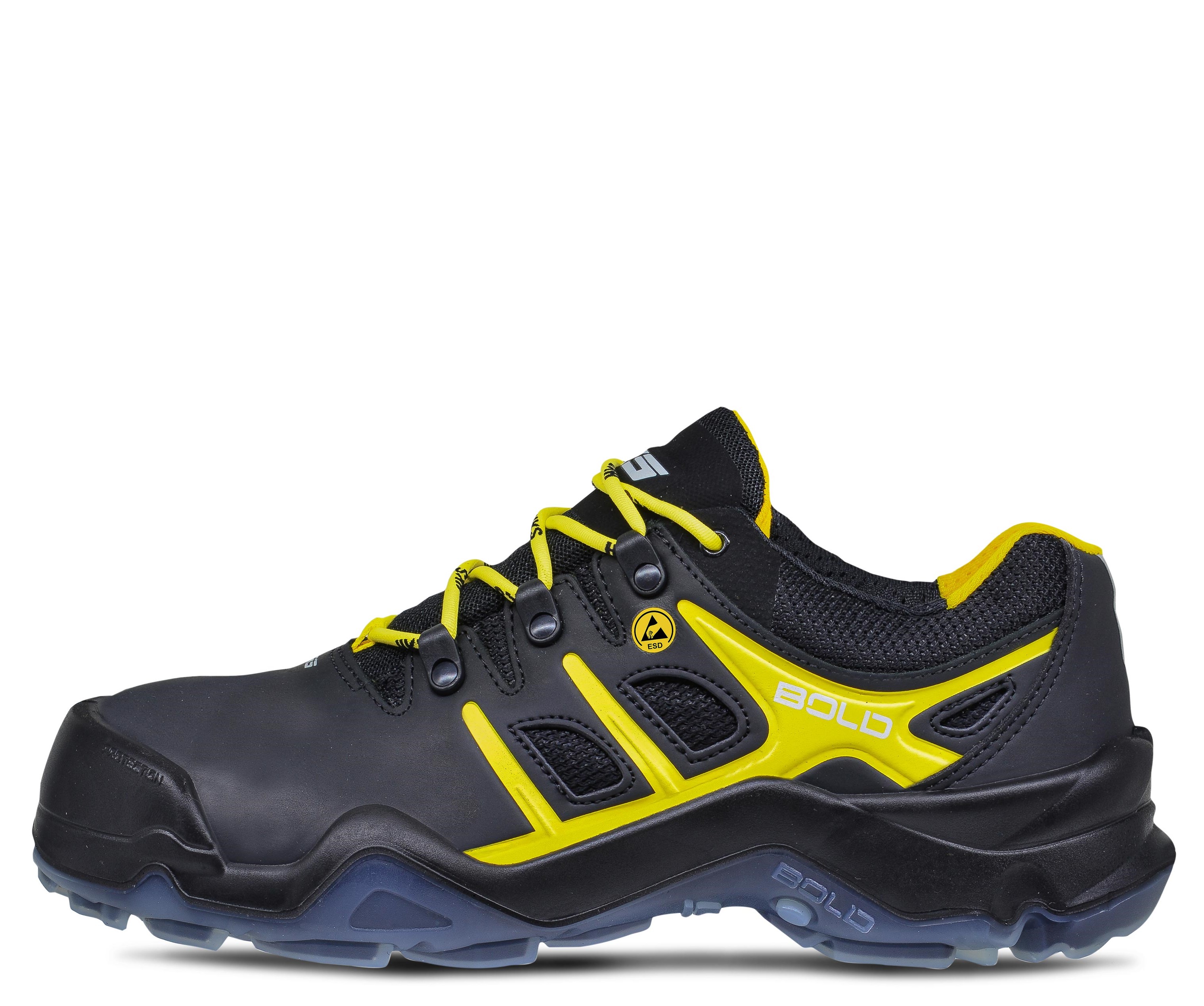 Targa-8-TP-v01 HKS Targa 8 TP Safety low shoes S3 SRC ESD black/yellow