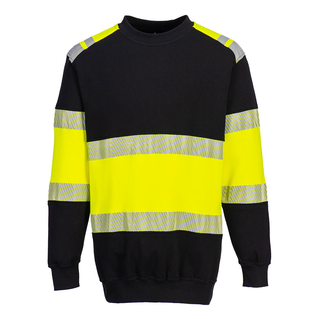 Portwest FR716 Multinorm-Sweatshirt gelb-schwarz