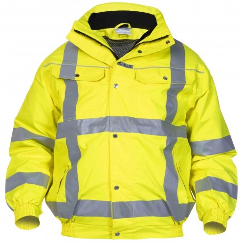 1WWCjSDF5zcPH4 Hydrowear Foxhol 04021602P Warnschutz-Regenpilotjacke leuchtgelb