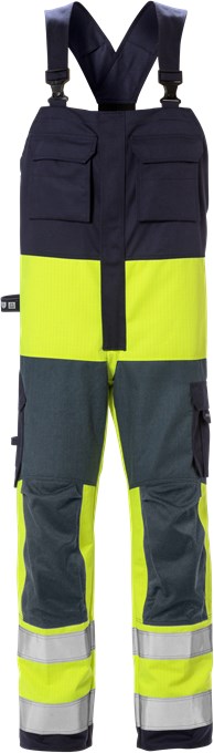 Fristads 126510 Flame High Vis Dungarees 1584 FLAM