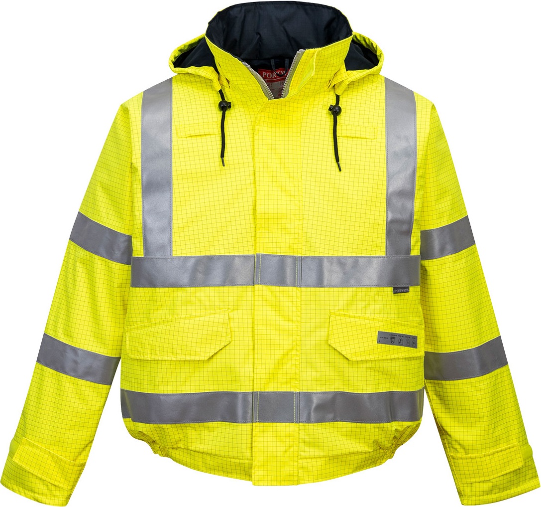 S773YER Portwest S773 Bizflame Rain Warnschutz-FR-Pilotjacke