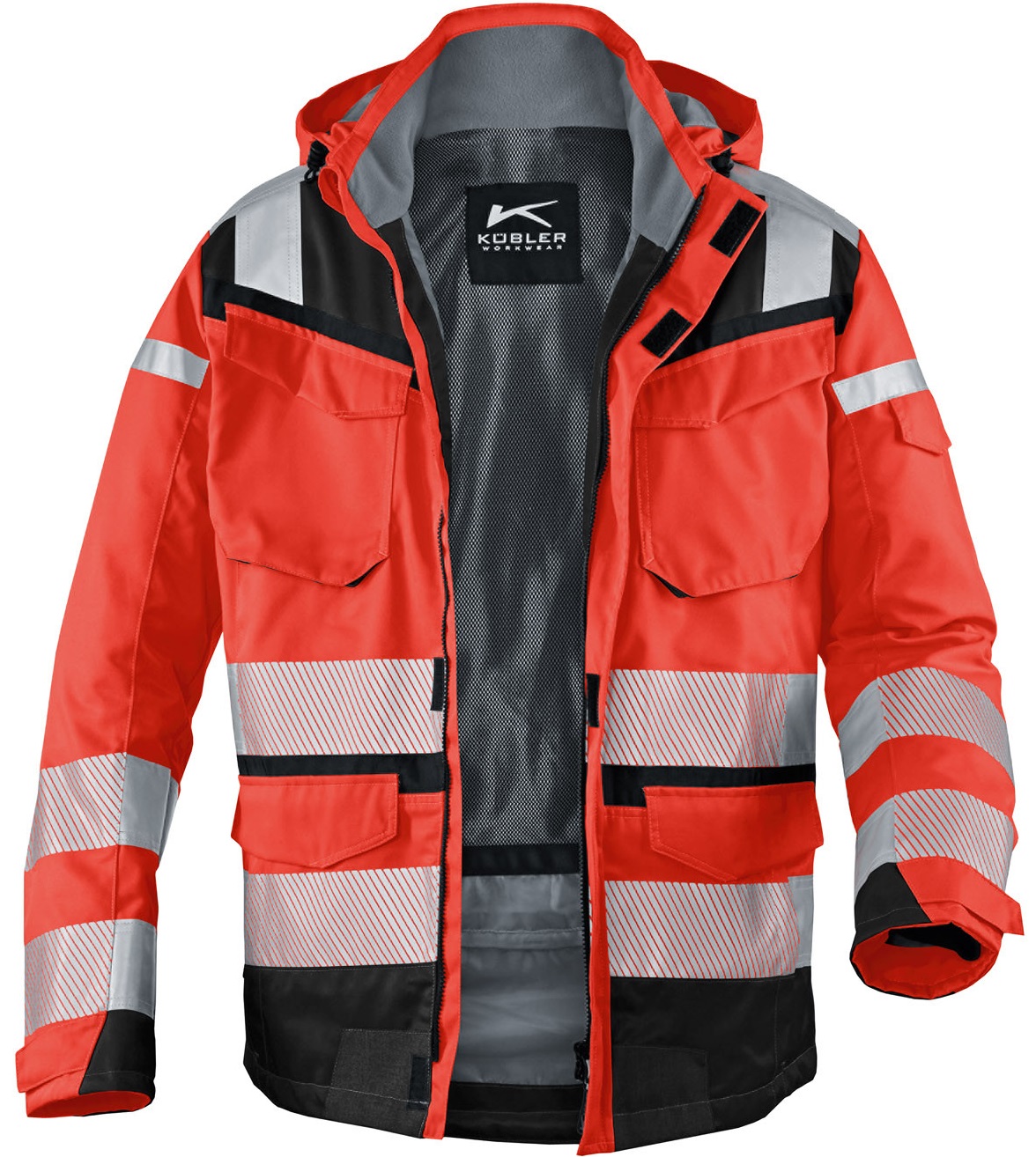 KUE-1307-8332-5499-3XL - leuchtrot-schwarz KUE-1307-8332-5499-3XL - leuchtrot-schwarz