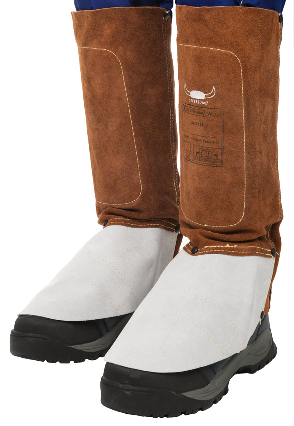 Weldas Lava Brown 44-7114 Rindspaltleder-Gamaschen