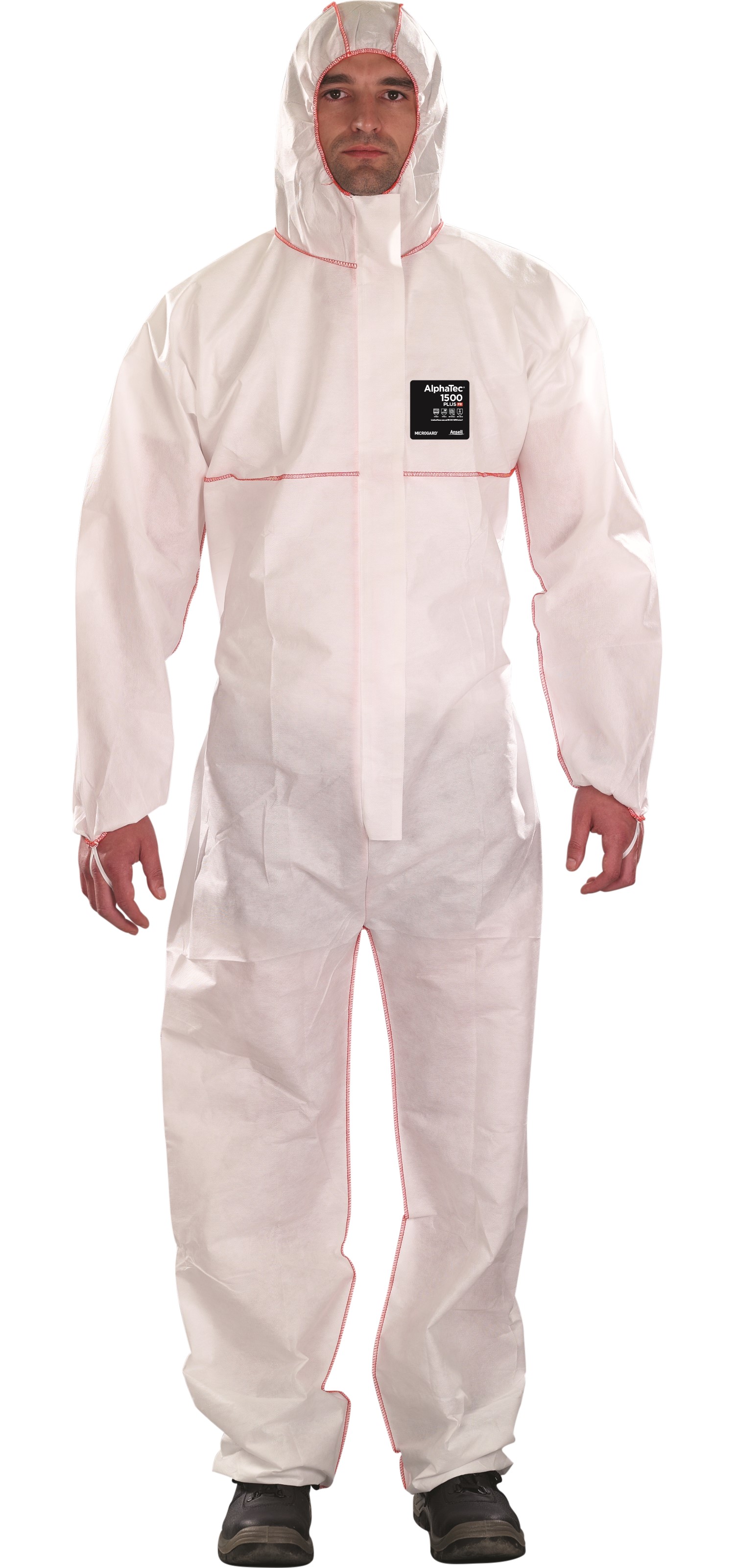 Microgard / AlphaTec 1500 Plus FR flammhemmender Overall Modell 111 weiß