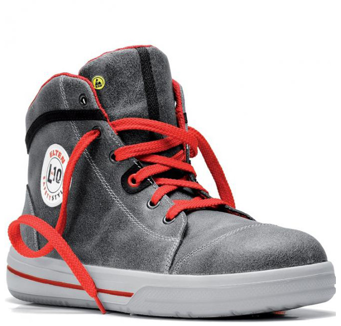 Elten Vintage Mid 761071 Laced boot ESD S3 grey