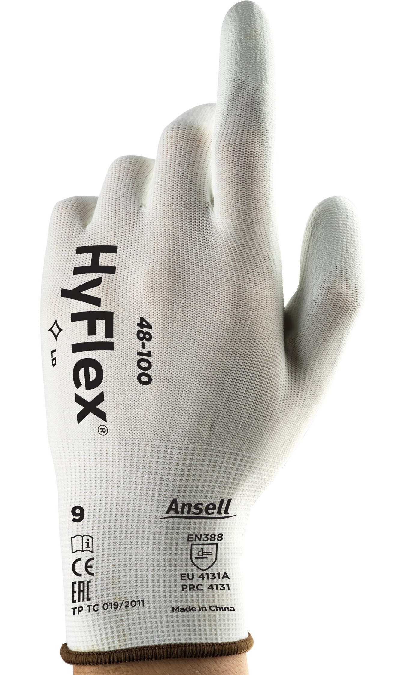 Ansell HyFlex 48-100 protective gloves with PU coating