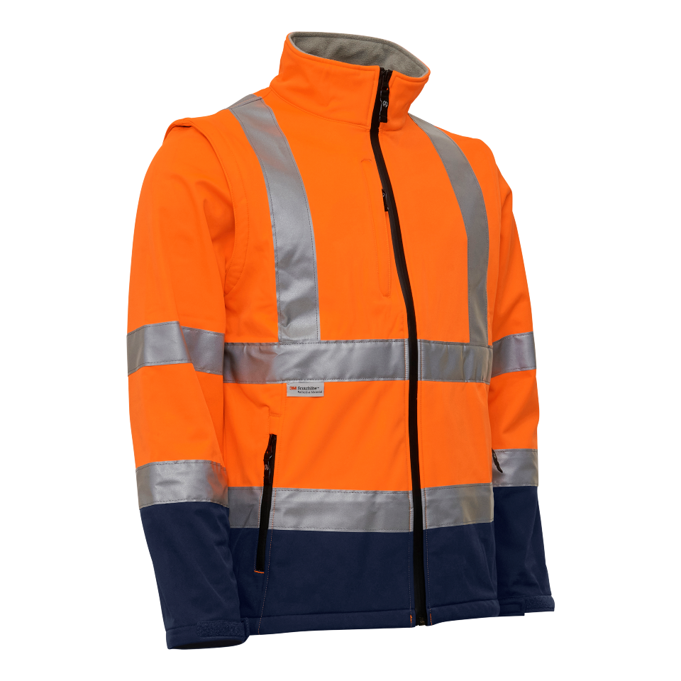 EL-086500R-leuchtorange-schwarz-XS - leuchtorange-schwarz