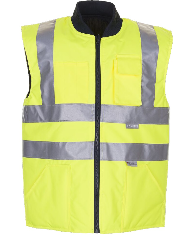 Planam warning protection winter vest