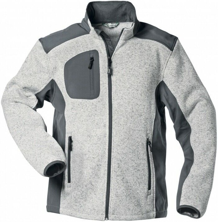 elysee 23371 LINZ Strick-Fleecejacke hellgrau/grau