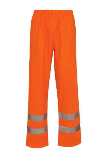 ELKA Rainwear 022403R Dry Zone Visible rain trousers Hi-Vis with reflective stripes