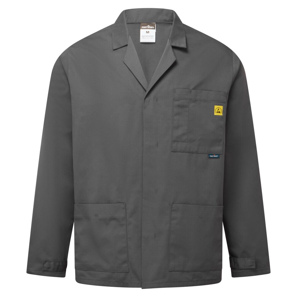 Portwest AS18 antistatic ESD lab jacket