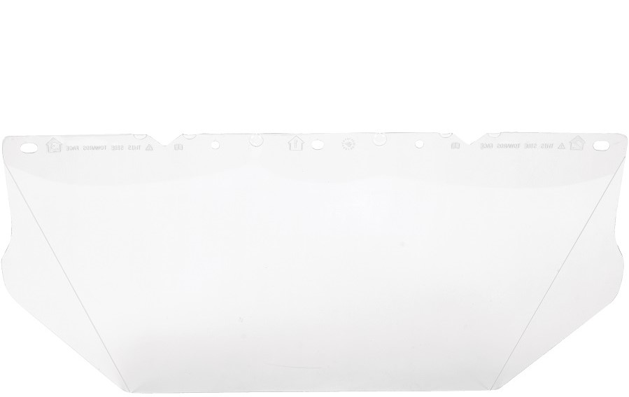 MSA Auer 10115836 Blattvisier PC 1 mm, klar, 203 mm