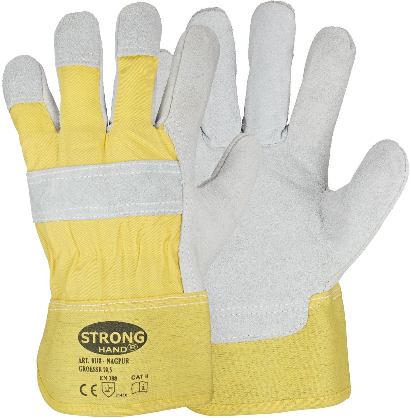 Stronghand 0118 Nagpur Rindspaltleder-Schutzhandschuhe