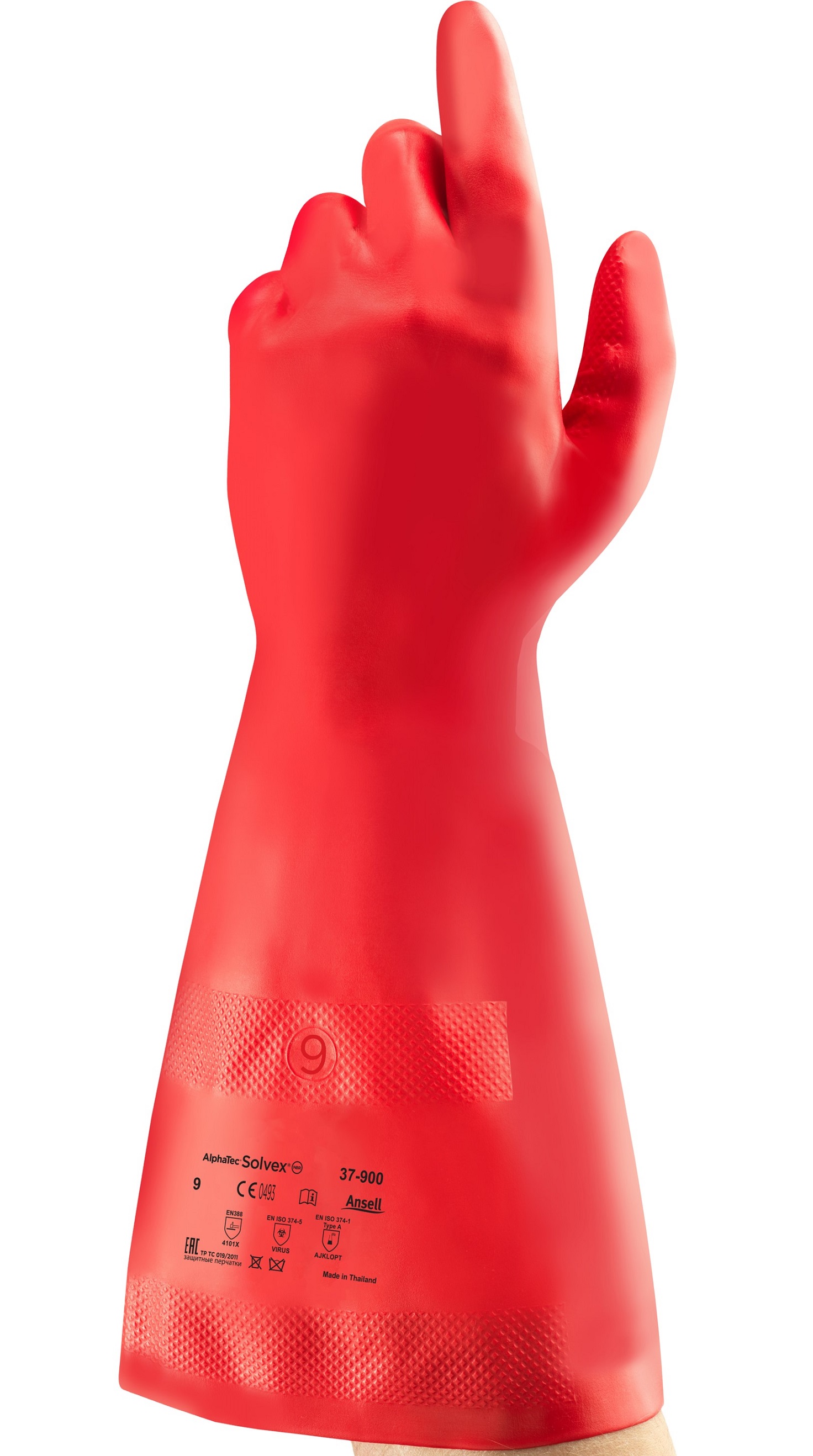 37-900 Ansell AlphaTec Solvex 37-900 Nitril-Chemikalienschutzhandschuhe
