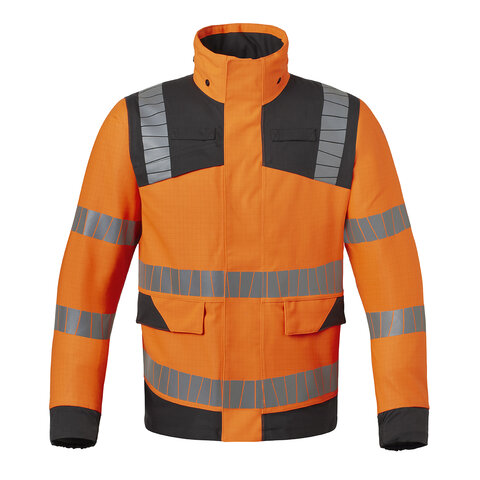 50455396CAK_front Havep Multiprotector 50455 Multinorm-Parka leuchtorange