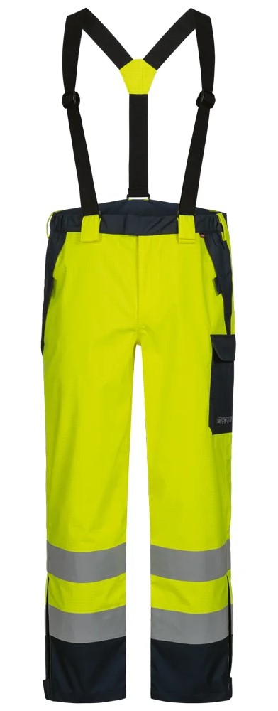 elysee 23474 PONTUS Multinorm trousers fluorescent yellow-navy