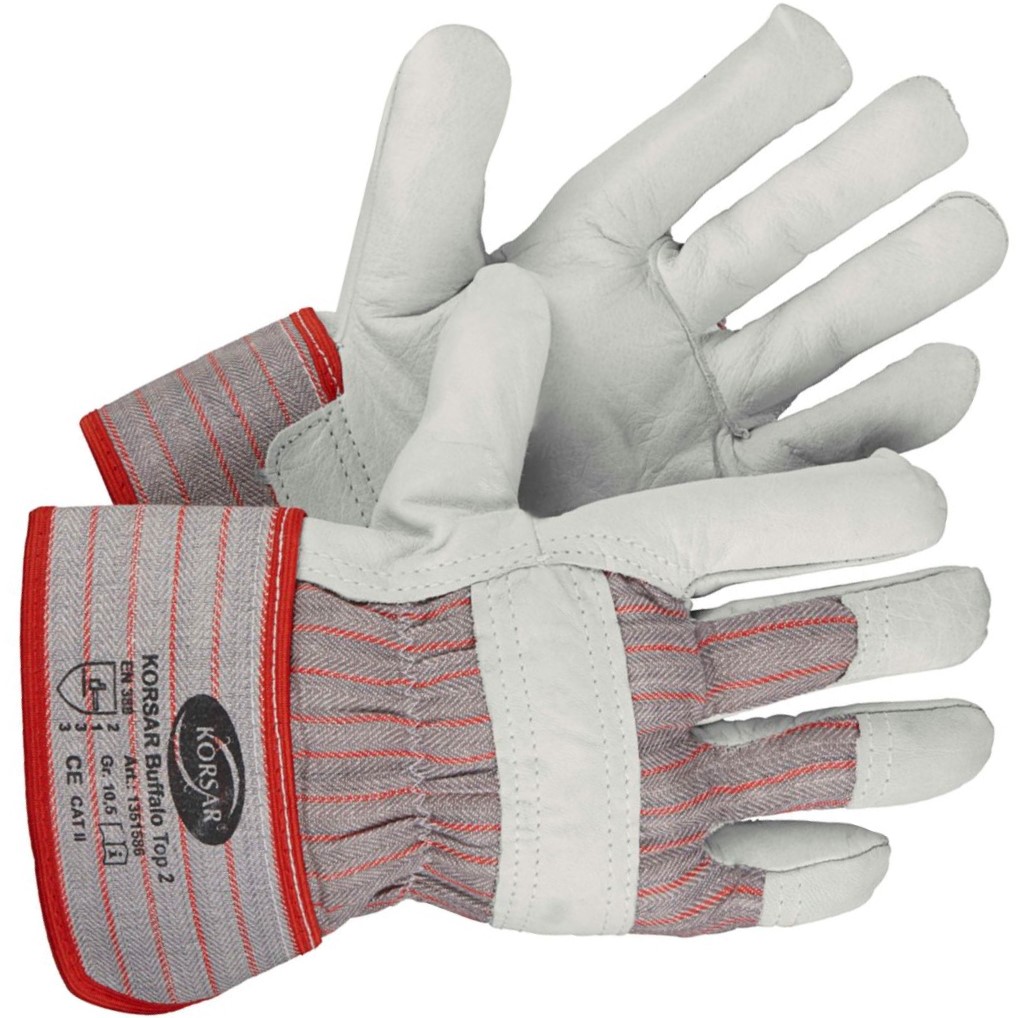 100_35147 Korsar Buffalo Top 2 Rindsnarbenleder-Schutzhandschuhe