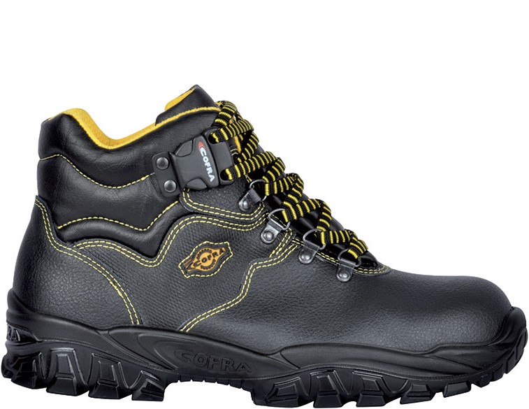 COFRA Schnürstiefel NEW DANUBIO S1 P SRC schwarz