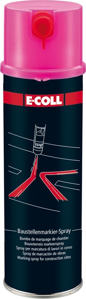 E-COLL Baustellenmarkierspray 500-ml-Spraydose