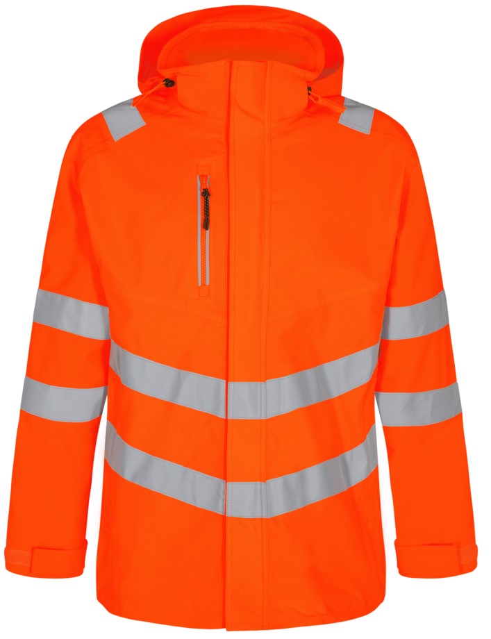 1NerQXXDuFrLI4 Engel 1145-930 Safety softshell parka with high-visibility protection