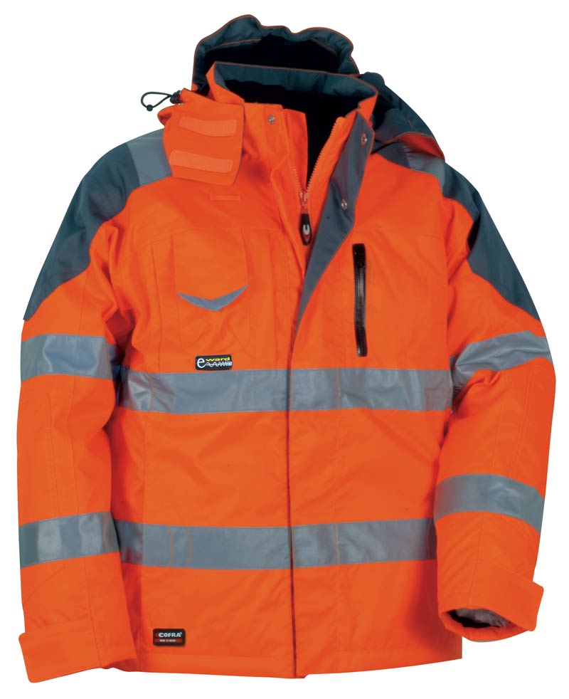 5bc8407c-de00-42bb-a4b9-4d1ac0a8018e COFRA Rescue V017-0 high-visibility padded jacket