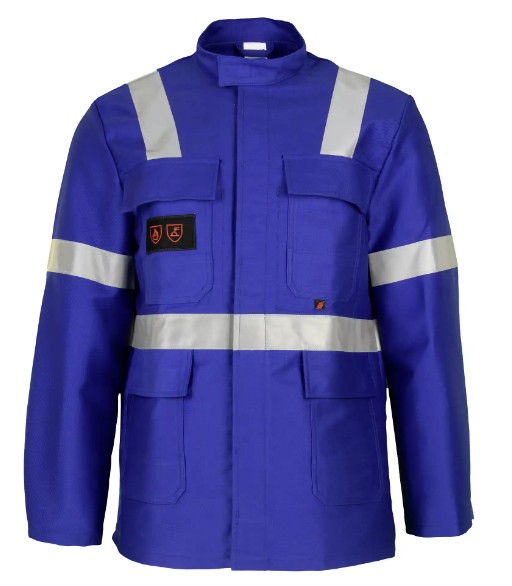 4VfQBXzMoU0D4S Asatex SECJA01 Schweißerschutz-Jacke