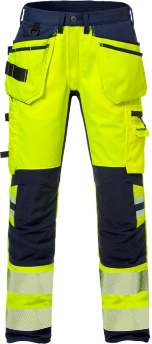 Fristads 127734 High Vis Craftsman Stretch Trousers 2707 PLU