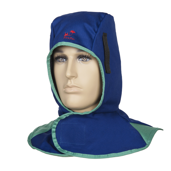 Weldas Fire Fox 23-6680 welding hoods, flame retardant blue