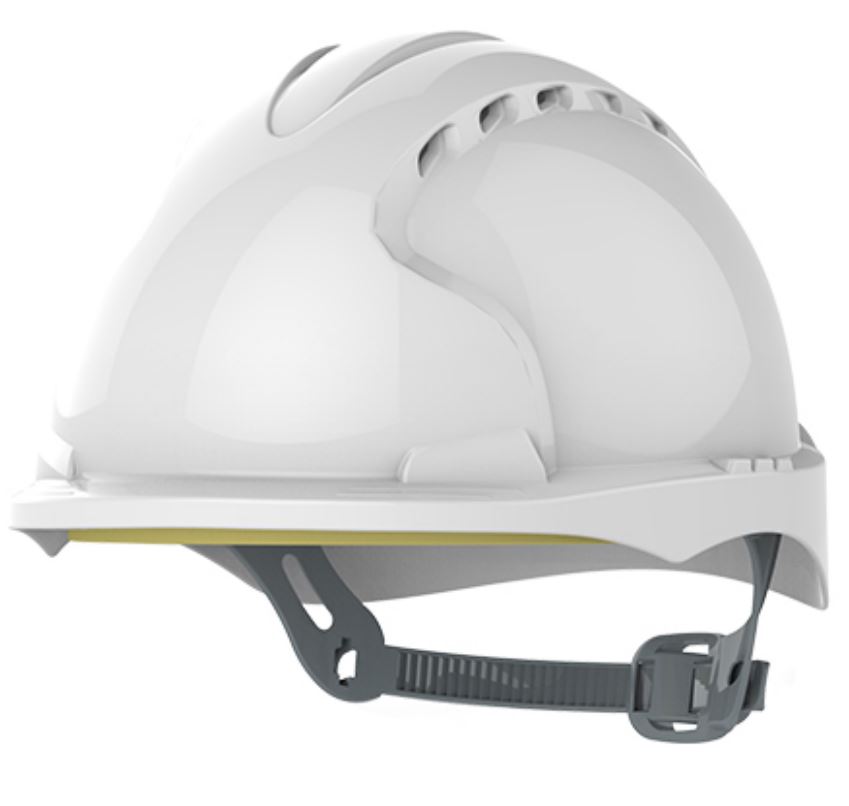 JSP AJH160 EVO3 safety helmet ventilated slide fastener