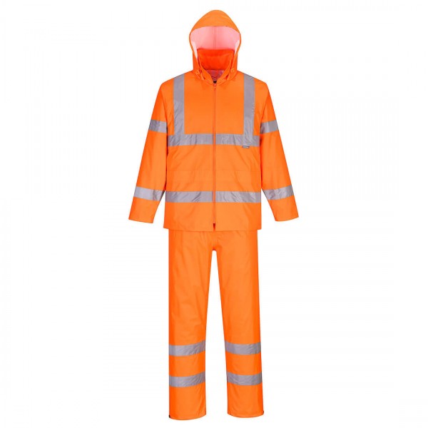Portwest H448 high visibility rain overall class 3