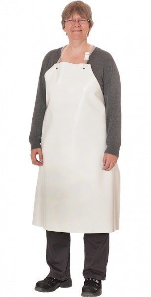 Guttasyn PVC grease skirt white FR 5/5 Dimensions 80x100 cm Thickness 0.5 mm