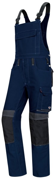 BP 1802-720 Comfort bib and brace trousers with Comfort Plus knee pad pockets