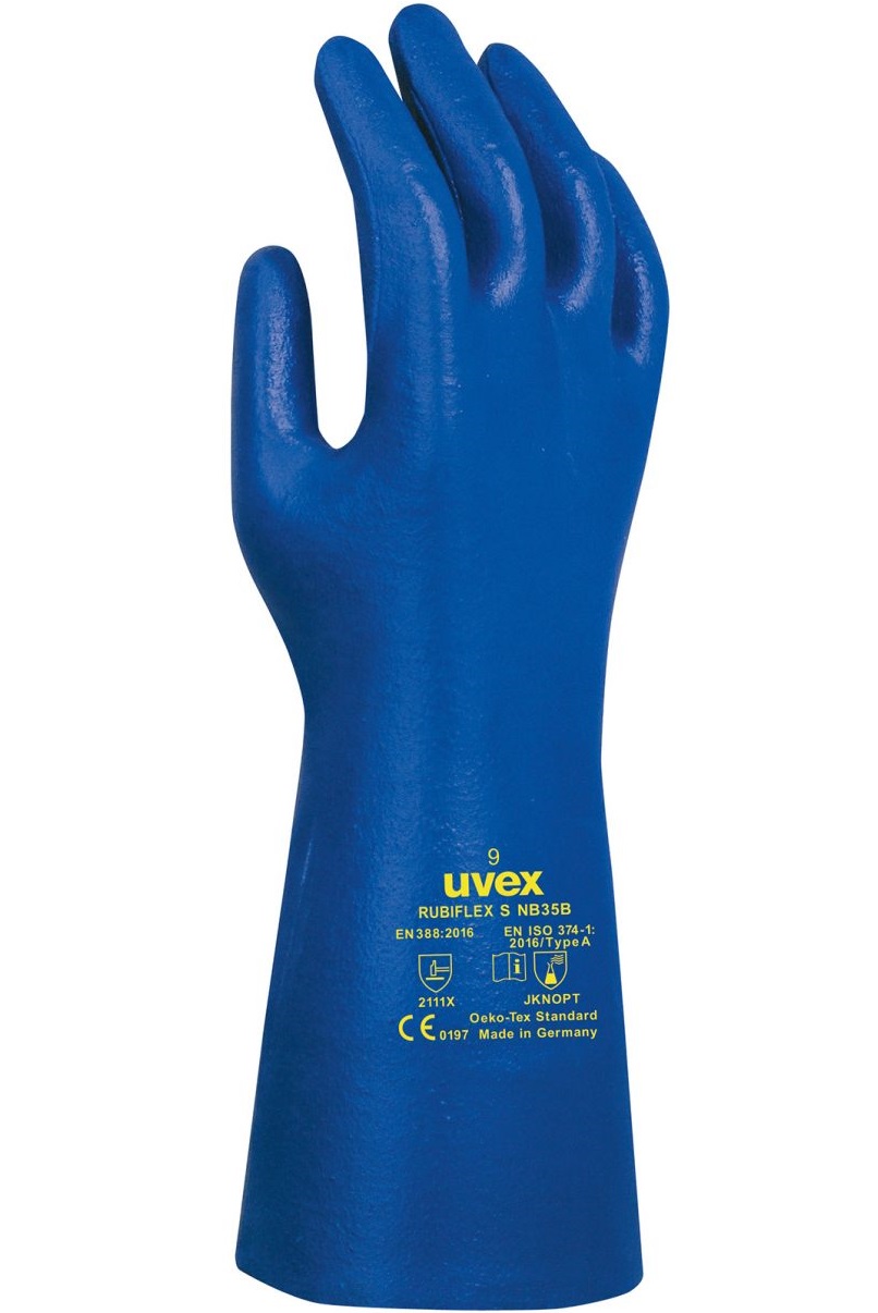 uvex rubiflex S NB B gloves 60224 | Hand protect | Clever-AS-Technik Industrial safety