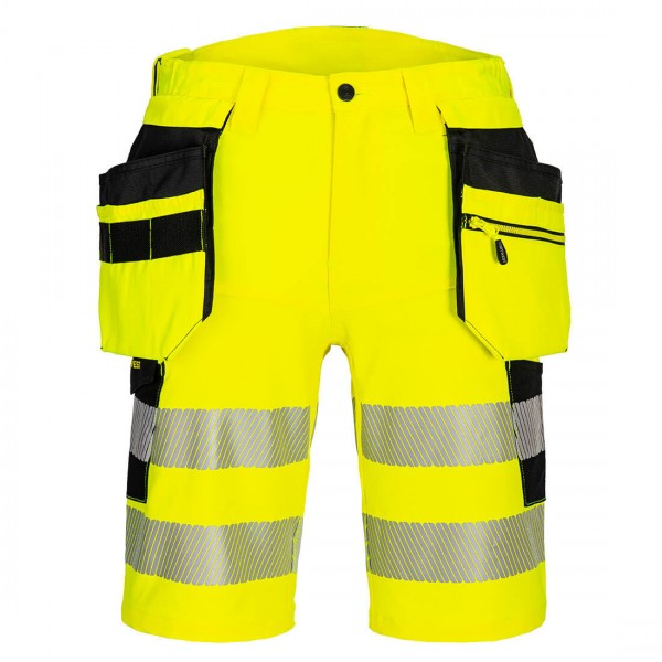 Portwest DX446 DX4 high-visibility shorts with holster pockets Kl.1