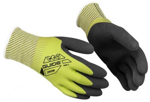 Guide 290W winter gloves with cut protection level D food-safe