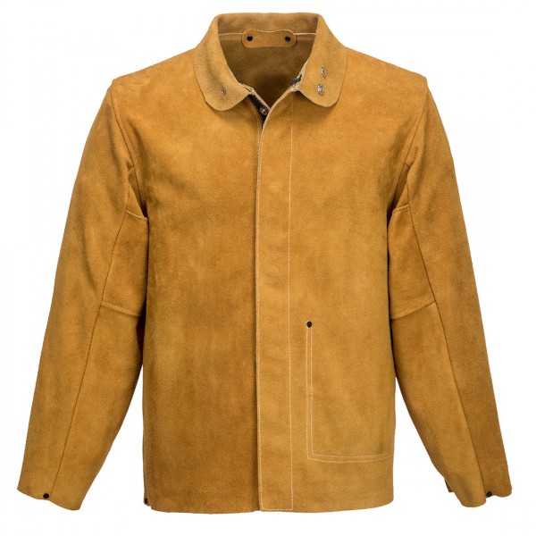 Portwest SW34 Leather Sweat Jacket brown