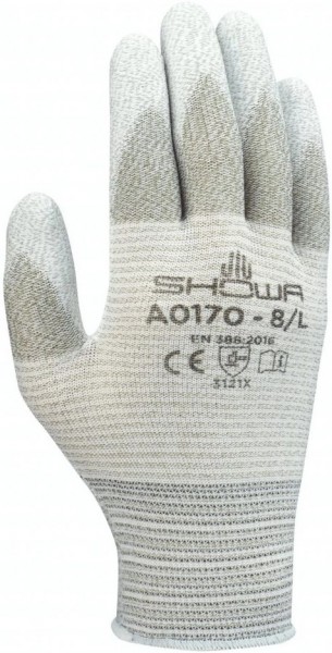 SHOWA A0170 PU protective gloves antistatic