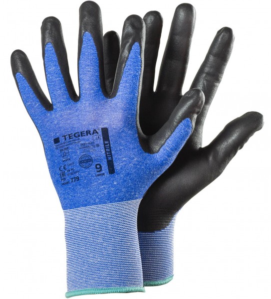 ejendals Tegera 779 nitrile foam protective gloves